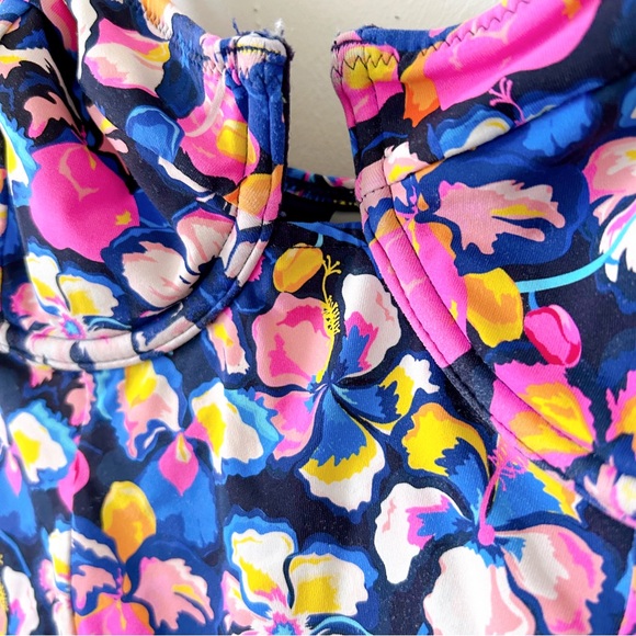 Vetchy MONTEGO UNDERWIRE ORCHID SWIMSUIT Floral *No Belt* Sz M - Picture 4 of 10